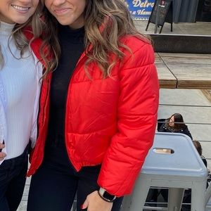 Red Puffer Jacket